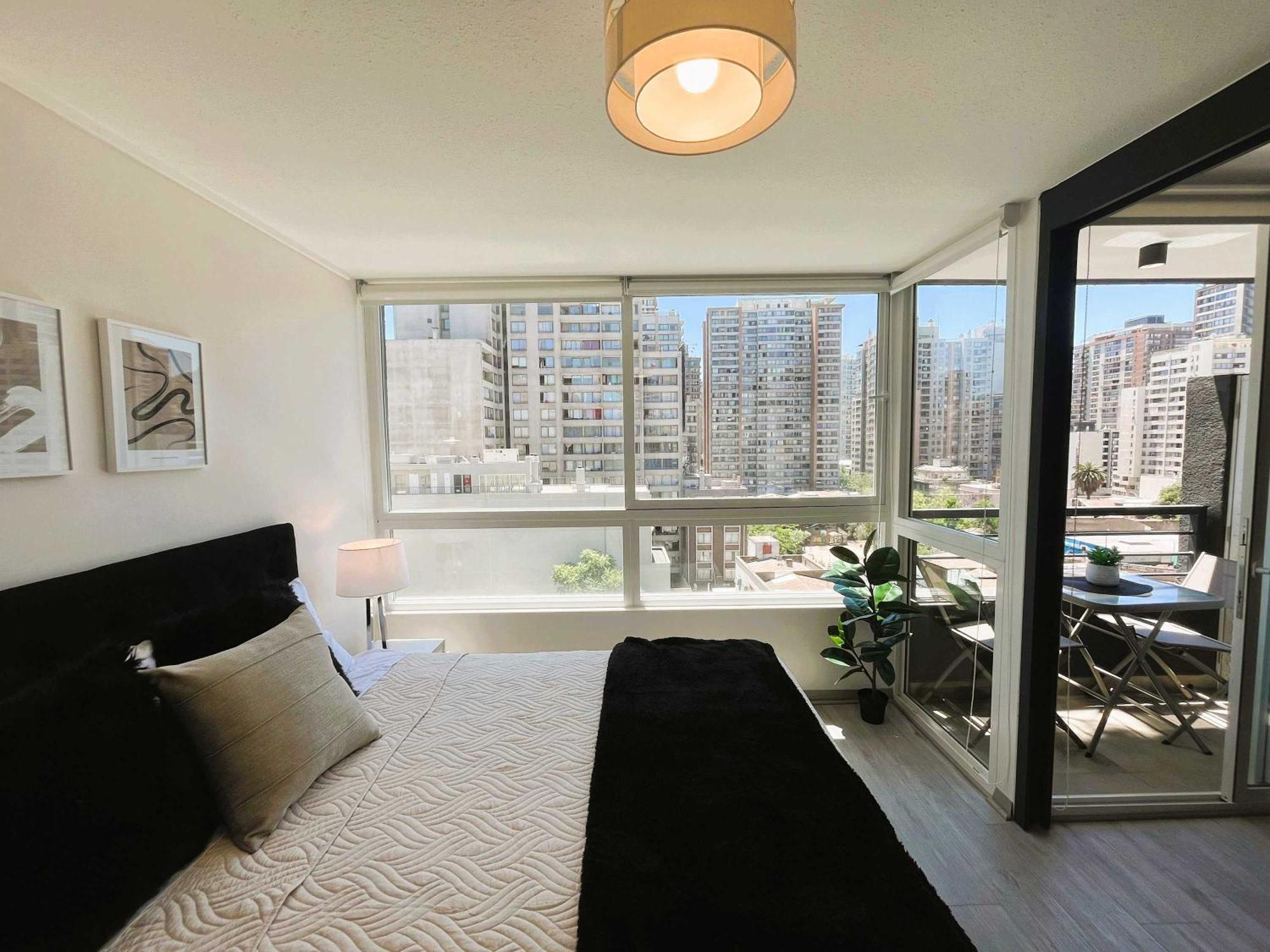 Apartamento Hom I Comodo Nuevo Depto 1d1b 2pax *