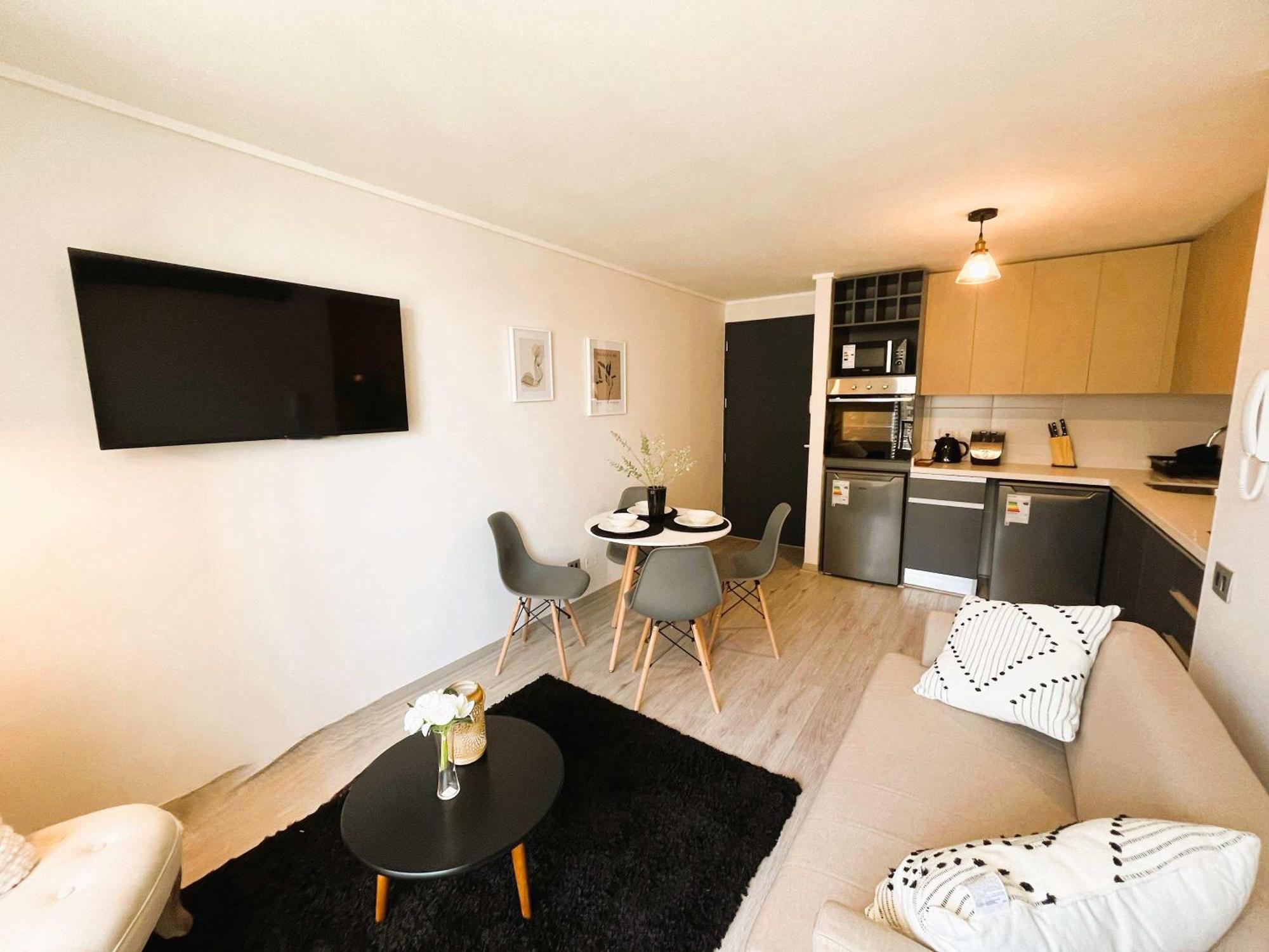 Appartamento Hom I Comodo Nuevo Depto 1d1b 2pax Santiago del Cile